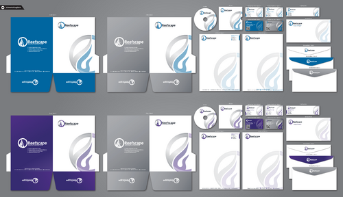 Reefscape Aquarium Design & Installation Business Cards and Stationery Winning Design by ArtworksKingdom