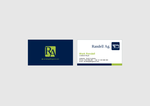 Randell Ag Business Cards and Stationery Winning Design by KenArrok
