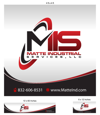 Matte Industrial Services, LLC Marketing collateral Winning Design by Kaiza