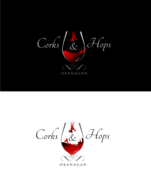 Logo for wine club and wine tour company - Beverages