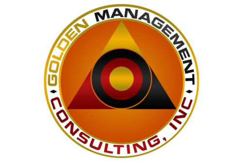 GOLDEN MANAGEMENT CONSULTING Logo Winning Design by FreelanceDan