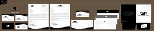 Capital Brand Group Business Cards and Stationery Winning Design by einsanimation