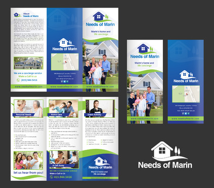 Needs of Marin, one stop start to finish Marketing collateral Winning Design by Achiver