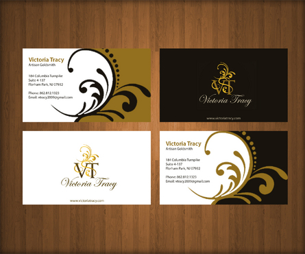 Cards for an Artisan Jeweler Business Cards and Stationery Winning Design by adyyy