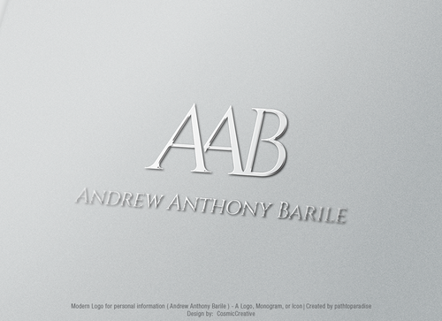 Andrew Anthony Barile Business Cards and Stationery Winning Design by CosmicCreative