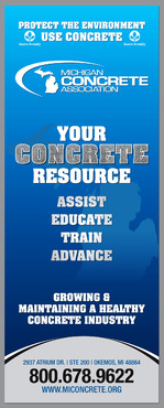Michigan Concrete Association Marketing collateral Winning Design by destudio