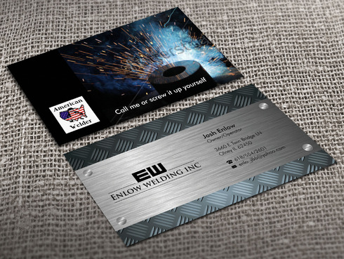 Enlow welding inc Business Cards and Stationery Winning Design by Xpert