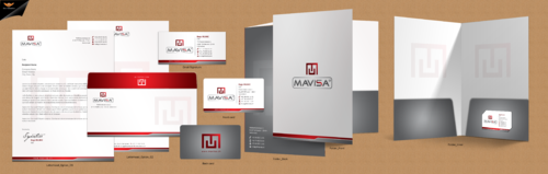 Mavisa GmbH Business Cards and Stationery Winning Design by einsanimation