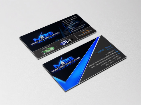 Macro Building Solutions pty ltd Business Cards and Stationery Winning Design by cre8ivebrain