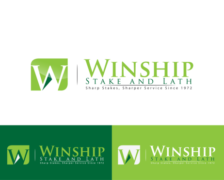 Winship Stake and Lath Logo Winning Design by nirarajgraphics