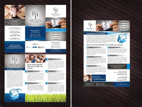 Nittany Co-Op Marketing collateral Winning Design by rakhareswara
