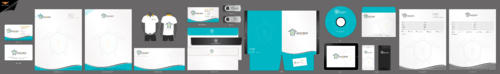 Managed Security Services, Information Risk Management, Cyber Forensics Analysis Business Cards and Stationery Winning Design by einsanimation