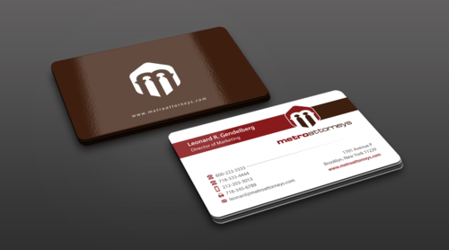 metroattorneys Business Cards and Stationery Winning Design by einsanimation
