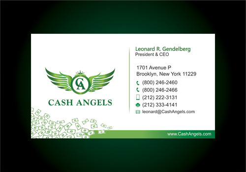 Cash Angels Business Cards and Stationery Winning Design by vdhadse