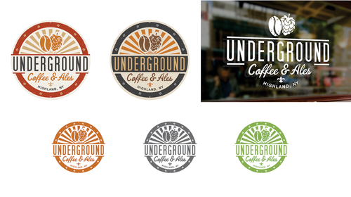 Logo for a craft beer/coffee bar - Beverages