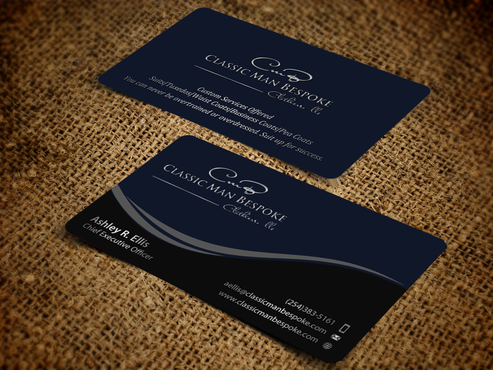 What is a Classic Man? A man that that timeless style and uncompromising taste. Business Cards and Stationery Winning Design by einsanimation