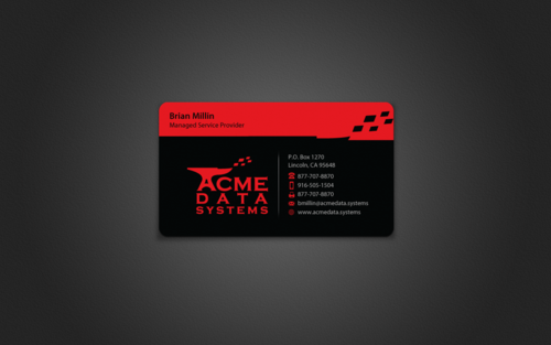 I think the logo spells out the company name sufficiently Business Cards and Stationery Winning Design by einsanimation