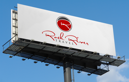 Create an exciting logo that screams power and sophistication for Rock River Travel - Travel