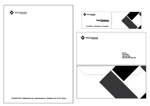 Mezzanine Business Services Stationary -