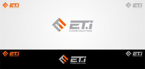 E.T.I Construction Logo Winning Design by Jaaaaay22
