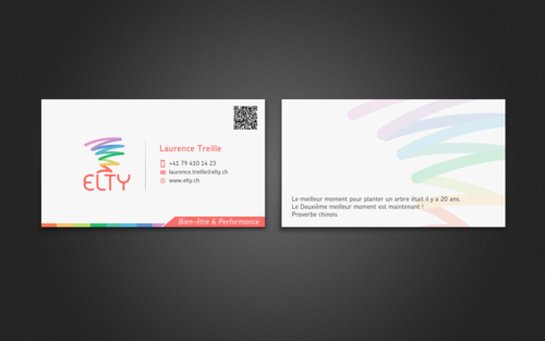 Laurence Treille Business Cards and Stationery Winning Design by einsanimation