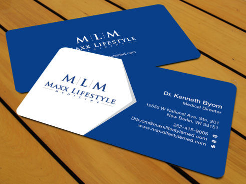 Cash-based cutting edge lifestyle medicineclinic Business Cards and Stationery Winning Design by waterdropdesign