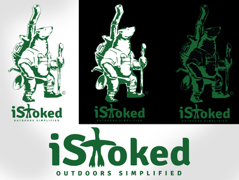 iStoked Logo Winning Design by waffle