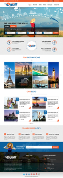 Booking Online Blog Design Template Winning Design by jogdesigner