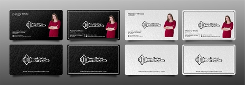 Mallory White or MW Business Cards and Stationery Winning Design by Gomizska