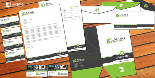 Multi-Family Interior & Exterior Renovations Business Cards and Stationery Winning Design by sevensky