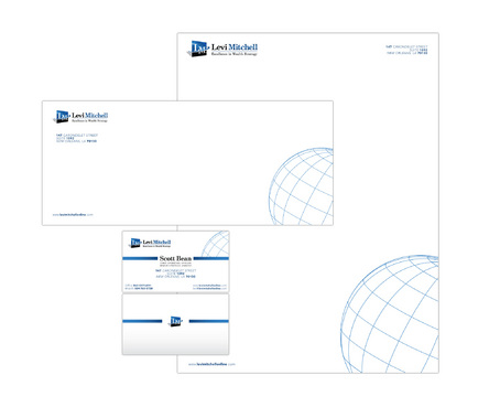 Levi Mitchell Business Card and Stationery Design -