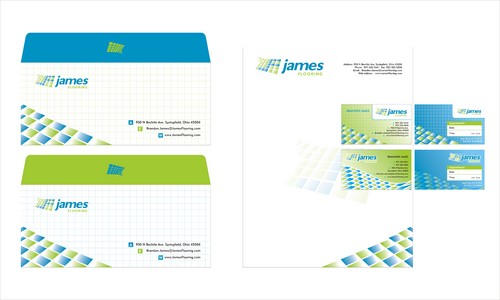 Business Card/Stationary for James Flooring - Retailers