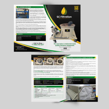 SC Filtration Marketing collateral Winning Design by einsanimation