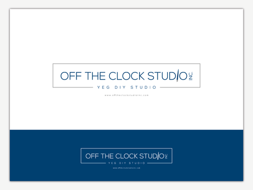 Off the Clock Studio Inc. Logo Winning Design by Chlong2x