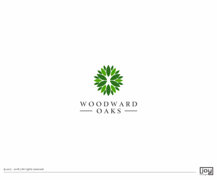 Woodward Oaks Logo Winning Design by joysetiawan