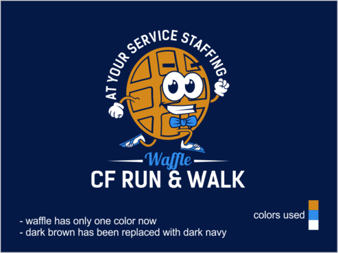 Logo for an annual Run & Walk to benefit Cystic Fibrosis - Hospitality Industry