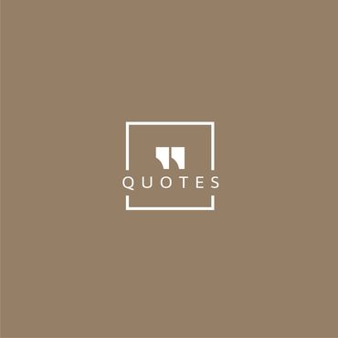 Quotes Logo Winning Design by kholiel07
