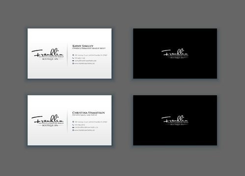 Boutique spa offering specialized result oriented services Business Cards and Stationery Winning Design by merem