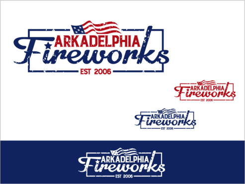 Arkadelphia Fireworks Logo Winning Design by thebullet