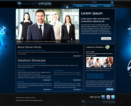 Web site for Eleven Winds Consulting - Information Technology