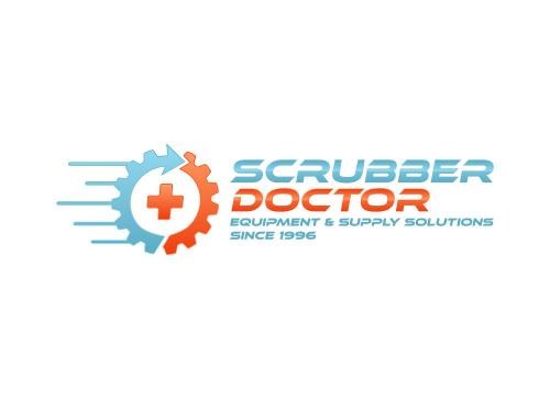 Logo for a janitorial equipment service company - Cleaning