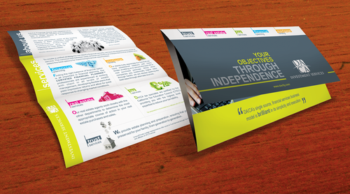 Brochure Design 2011 Marketing collateral Winning Design by EleVen711