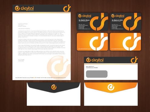 Digital Solutions Business Cards - Information Technology