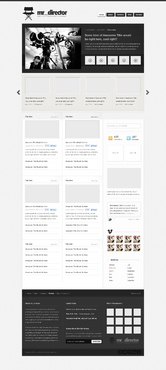 for New York Independent Filmmaker Blog Design Template Winning Design by sksdesigns