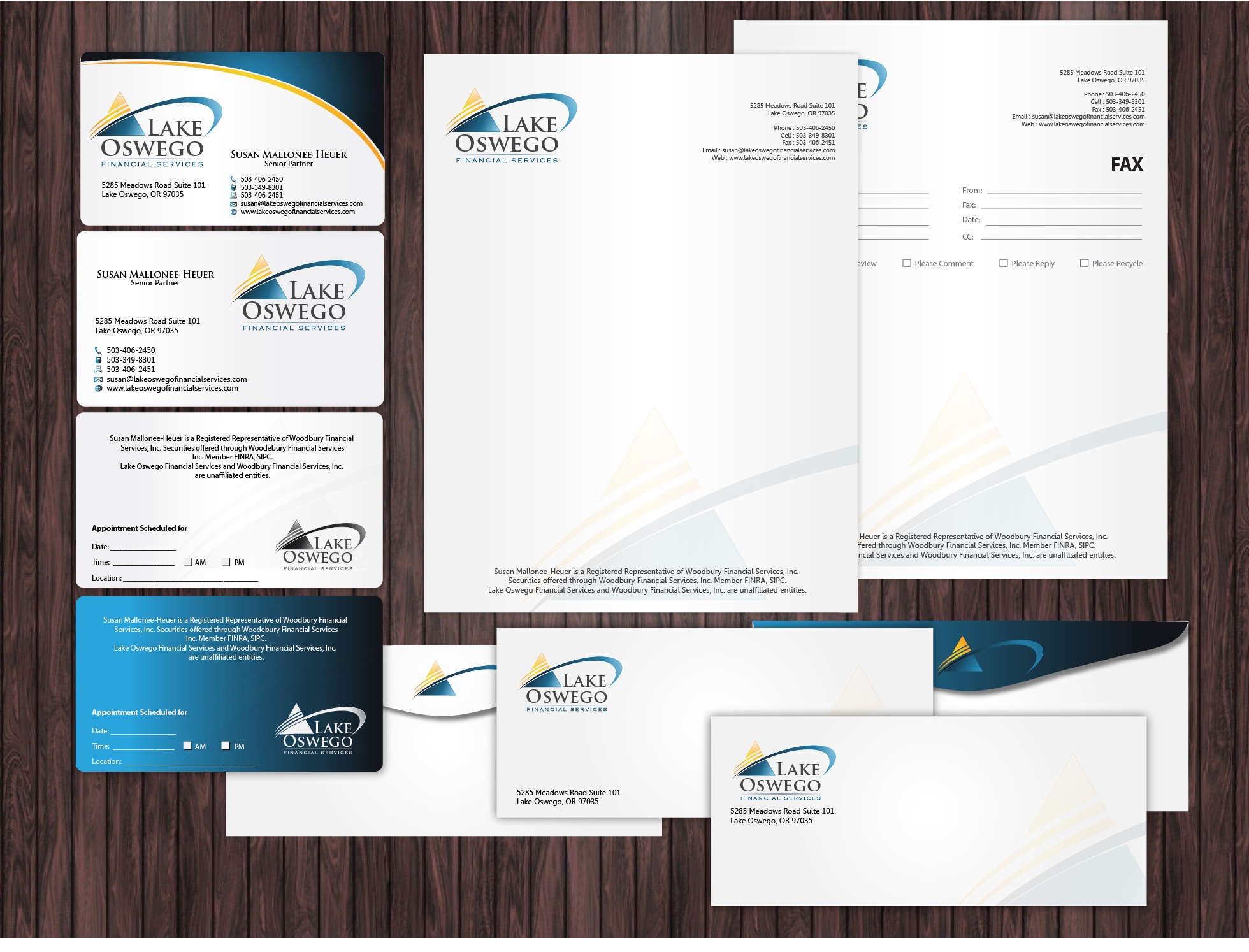 Lake Oswego Financial Services - Business card & stationary - Financial Services