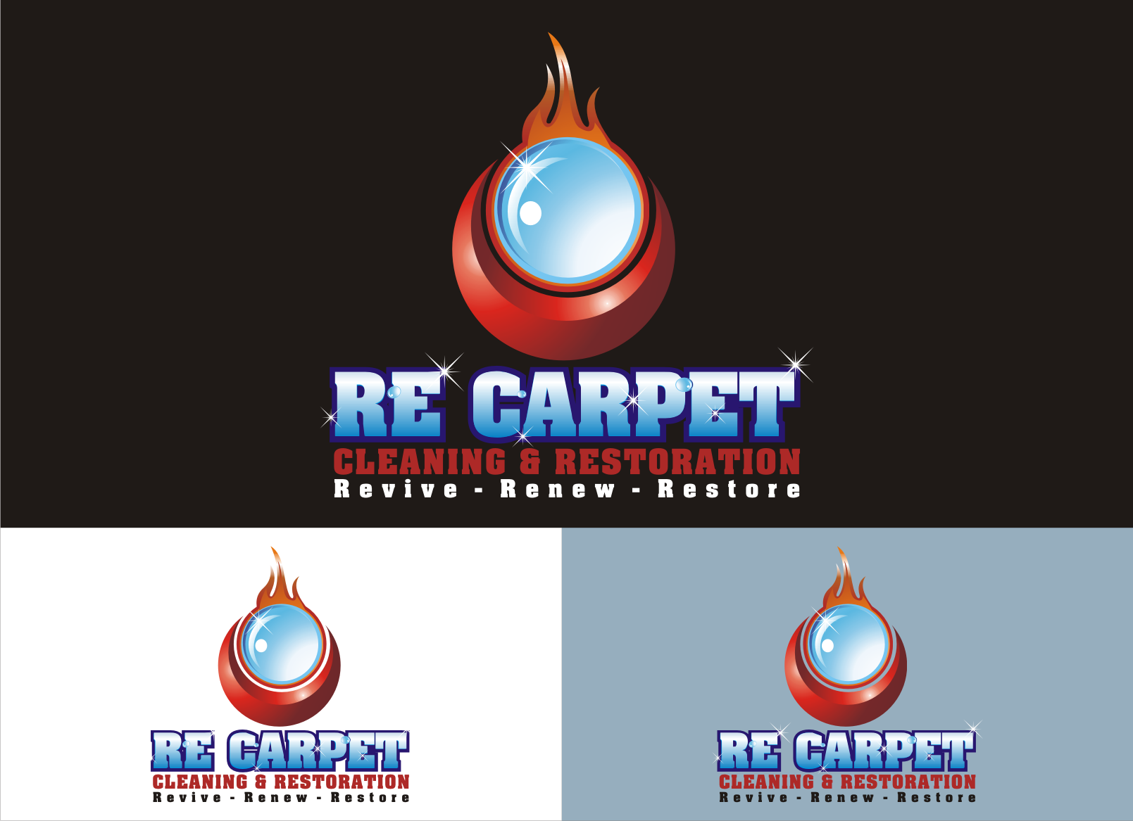 Business Logo-RE Carpet Cleaning & Restoration - Cleaning Logo