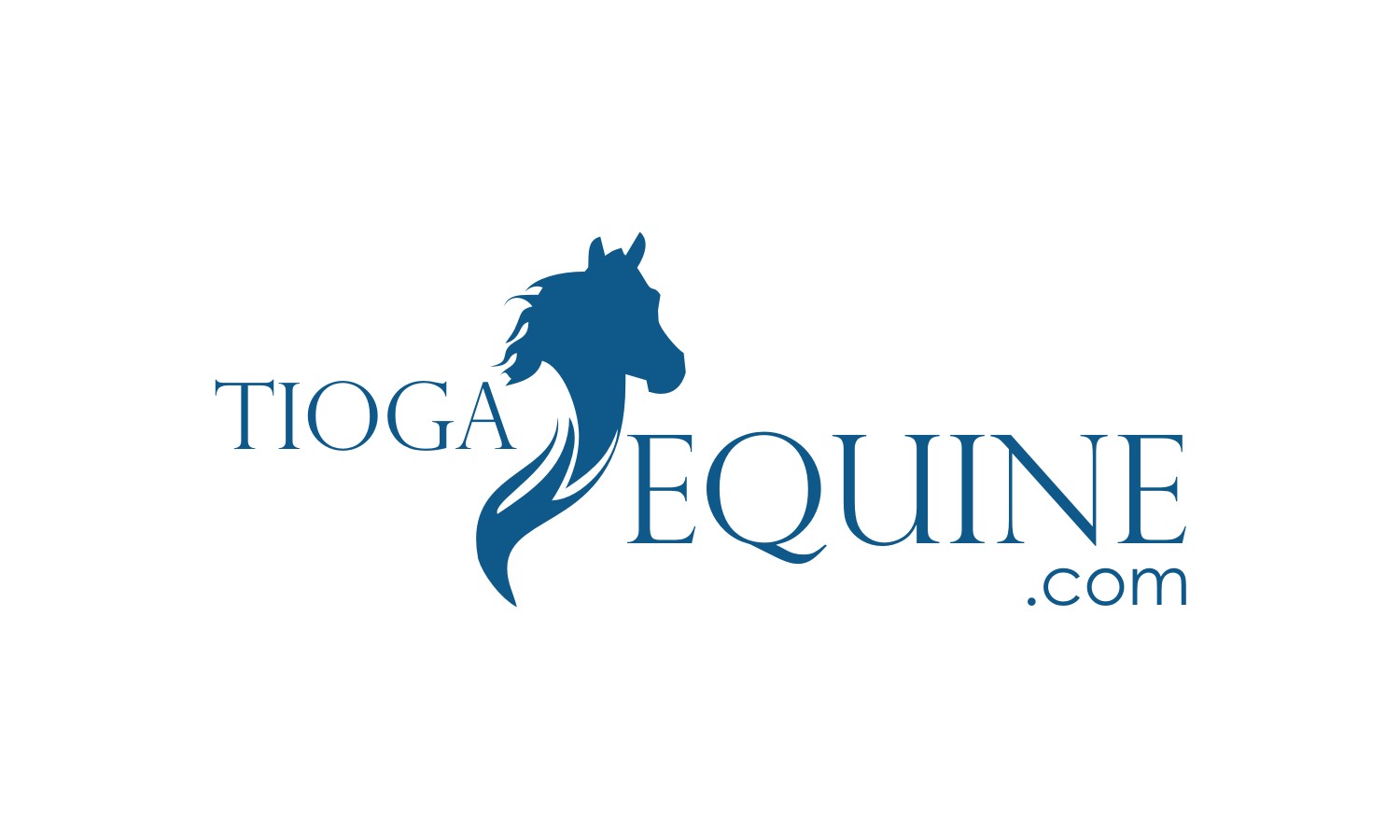 Business logo for "TiogaEquine.com " a custom horse products business - Animals Logo