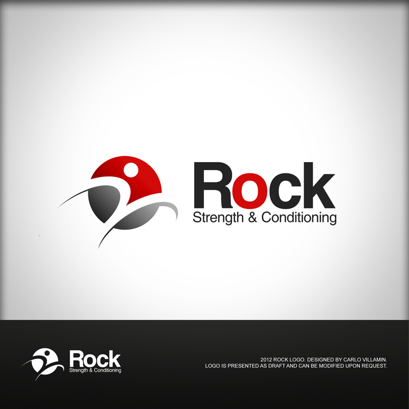Rock Strength & Conditioning - Health Logo