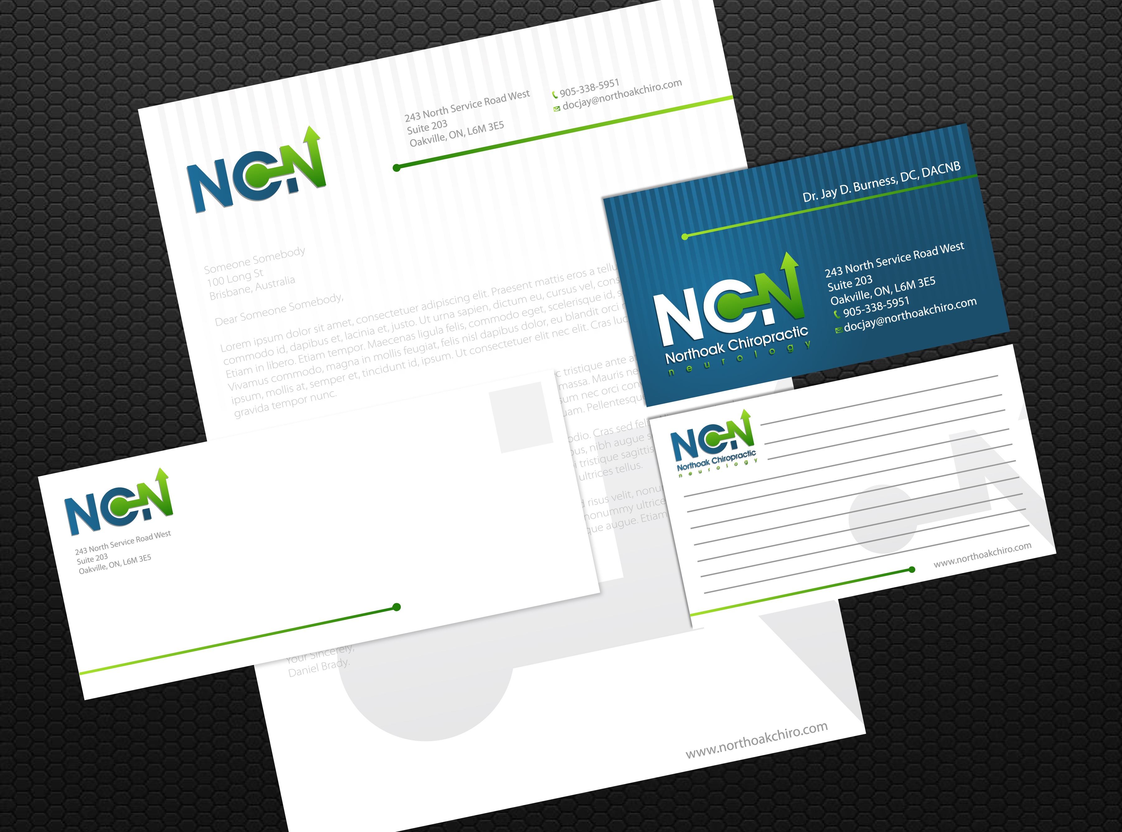 Stationary Design with Business card - Health