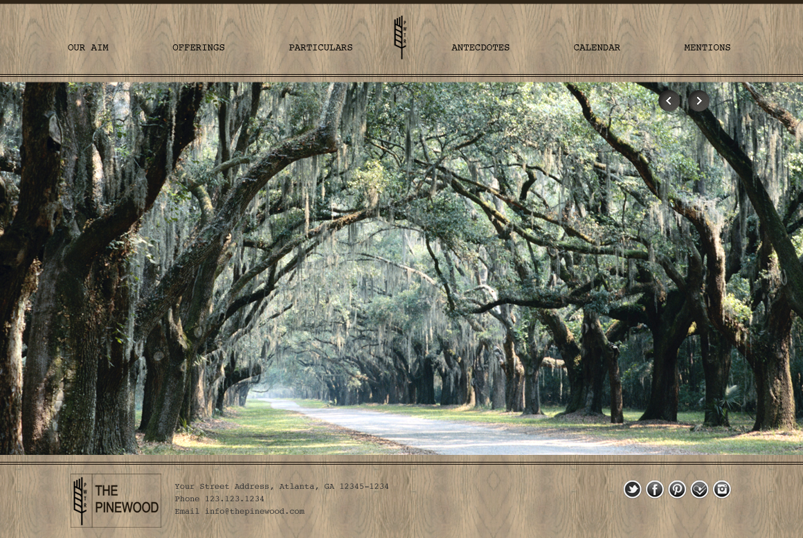 Web Design Project - Food